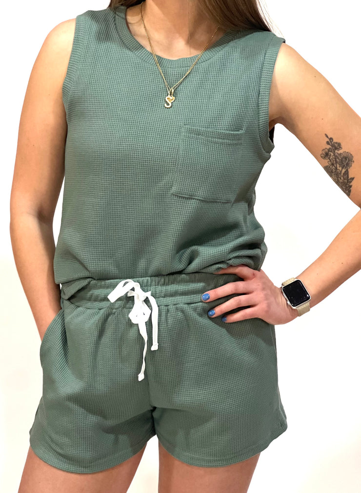 Green Waffle Set