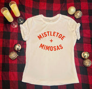 Mistletoe & Mimosas (Red & White)