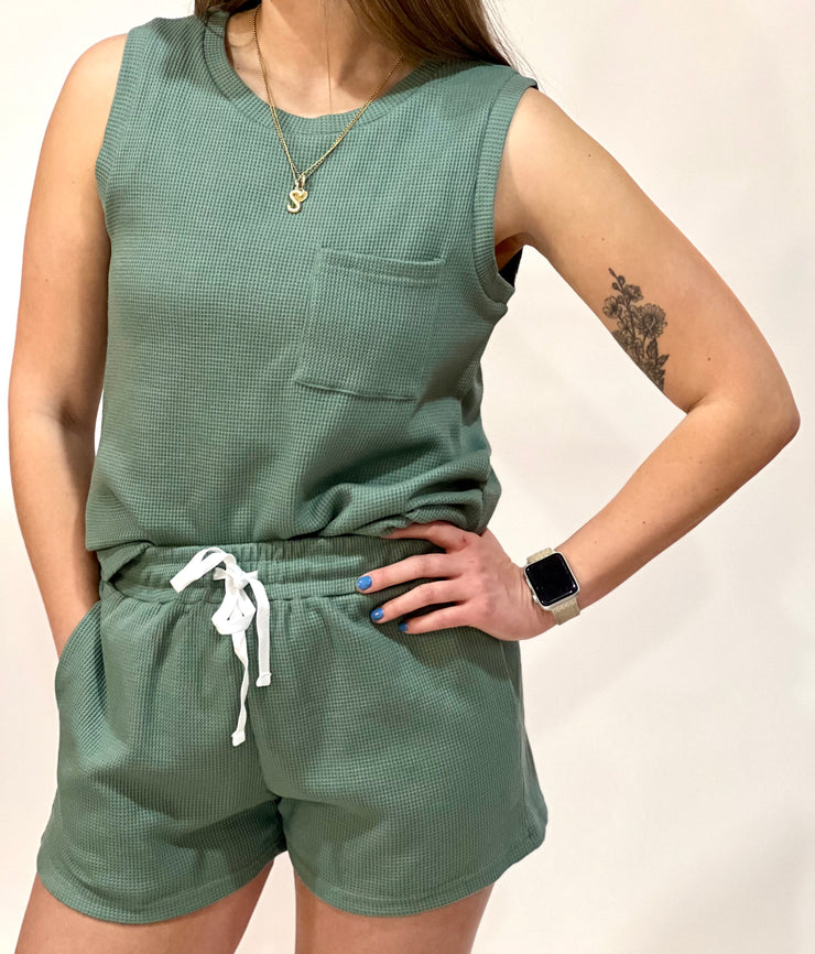Green Waffle Set