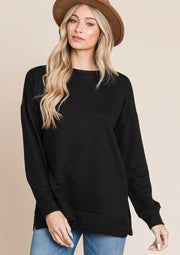 Aspen Sweater in Black (S-XL)