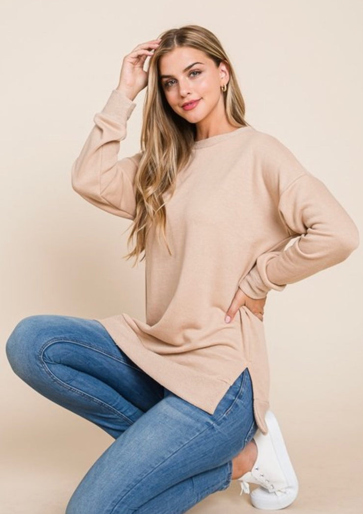 Aspen Sweater in Khaki (S-XL)
